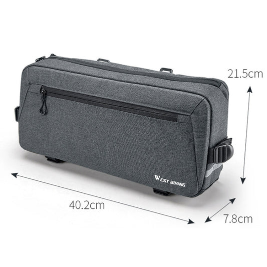 WEST BIKING YP0707301 Mountain Bike Handlebar Bag Multifunctional Large Capacity Head Bag