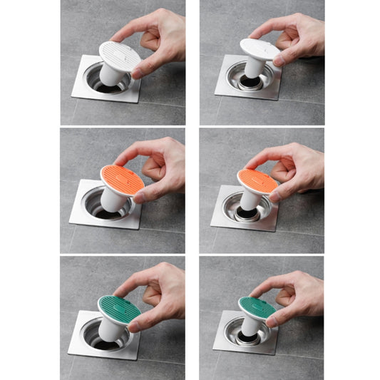 Sewer Deodorant Magnetic Suction Floor Drain Cover, Size:, 3cm (White), 3cm (Orange), 3cm (Green)