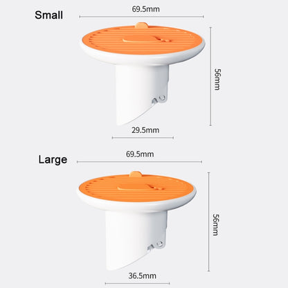 Sewer Deodorant Magnetic Suction Floor Drain Cover, Size:, 3cm (White), 3cm (Orange), 3cm (Green)