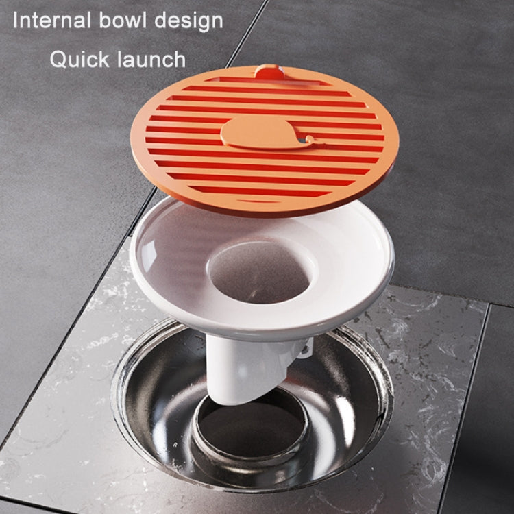 Sewer Deodorant Magnetic Suction Floor Drain Cover, Size:, 3cm (White), 3cm (Orange), 3cm (Green)