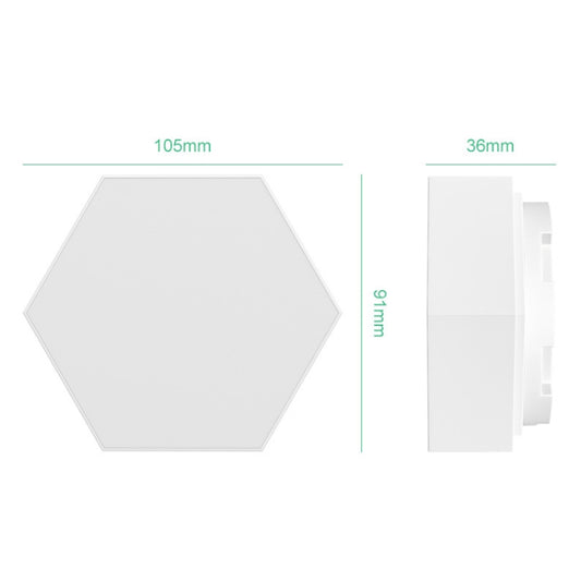 LED Quantum Honeycomb Night Light RGB Atmosphere Decorative Light, Style:, USB Touch Colorful, USB Touch 3 Color, USB Remote Control Colorful