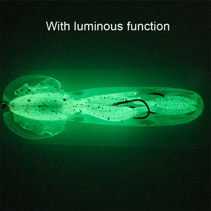 15cm 60g Sea Fishing Fake Bait Deep Sea Squid Soft Bait, Style: