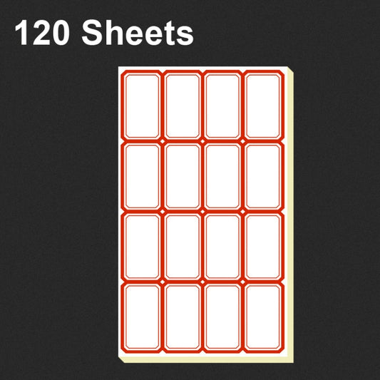2 Bags Handwritten Self-adhesive Small Label Stickers, 4608 Red 50x28mm, 4608 Blue 50x28mm, 4621 Red 26x15mm, 4621 Blue 26x15mm, 4622 Red 28x20mm, 4622 Blue 28x20mm, 4623 Red 28x20mm, 4623 Blue 28x20mm, 4625 Red 37x25mm, 4625 Blue 37x25mm��������������...