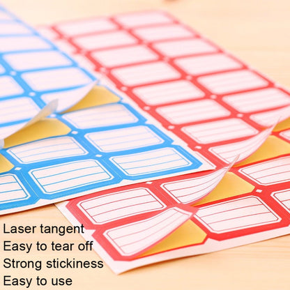 2 Bags Handwritten Self-adhesive Small Label Stickers, 4608 Red 50x28mm, 4608 Blue 50x28mm, 4621 Red 26x15mm, 4621 Blue 26x15mm, 4622 Red 28x20mm, 4622 Blue 28x20mm, 4623 Red 28x20mm, 4623 Blue 28x20mm, 4625 Red 37x25mm, 4625 Blue 37x25mm��������������...