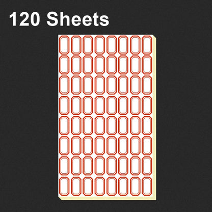 2 Bags Handwritten Self-adhesive Small Label Stickers, 4608 Red 50x28mm, 4608 Blue 50x28mm, 4621 Red 26x15mm, 4621 Blue 26x15mm, 4622 Red 28x20mm, 4622 Blue 28x20mm, 4623 Red 28x20mm, 4623 Blue 28x20mm, 4625 Red 37x25mm, 4625 Blue 37x25mm��������������...