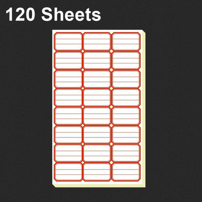 2 Bags Handwritten Self-adhesive Small Label Stickers, 4608 Red 50x28mm, 4608 Blue 50x28mm, 4621 Red 26x15mm, 4621 Blue 26x15mm, 4622 Red 28x20mm, 4622 Blue 28x20mm, 4623 Red 28x20mm, 4623 Blue 28x20mm, 4625 Red 37x25mm, 4625 Blue 37x25mm��������������...