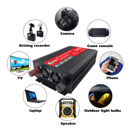 Gurxun 12000W High Power Household Car Sine Wave Inverter, 12000W 60V To 220V, 12000W 12V To 110V, 12000W 48V To 220V, 12000W 12V To 220V, 12000W 24V To 220V