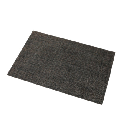 PVC Woven Antibacterial Mildew Proof Heat Insulation Coaster, Dark Grey, Black Brown, Red, Gray White, Gold, Brown, Blue, Creamy White, Silver Gray