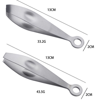 Household Stainless Steel Fast Pig Hair Duck Hair Plucking Clip, Flat Mouth, Oblique Mouth