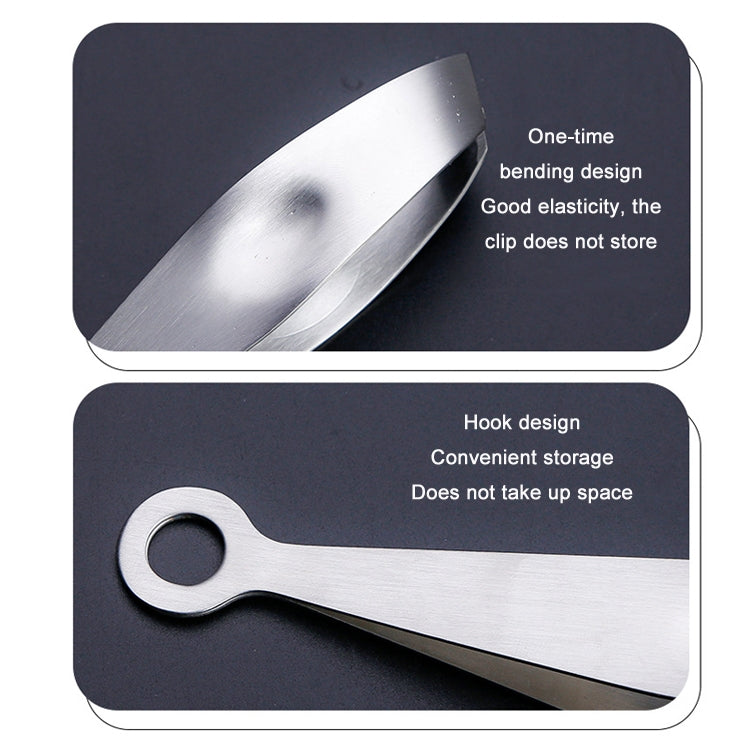 Household Stainless Steel Fast Pig Hair Duck Hair Plucking Clip, Flat Mouth, Oblique Mouth