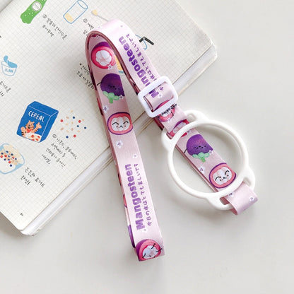 5 PCS  Insulation Cup Strap Beverage Bottle Lanyard Baby Bottle Adjustable Water Cup Lanyard