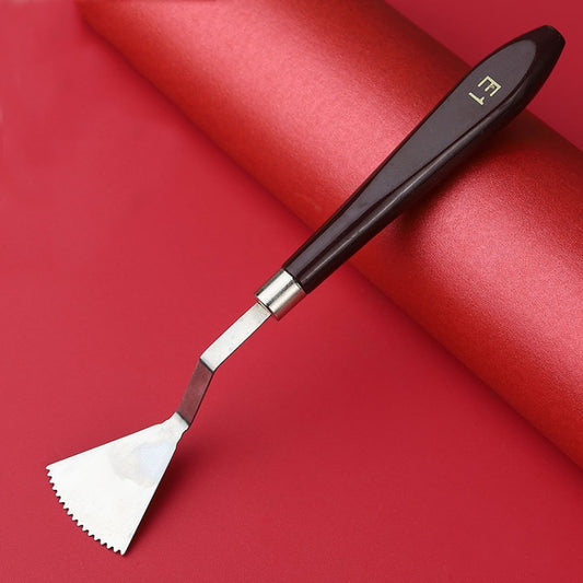 Oil Painting Knife Graffiti Toning Wooden Scraper Student Art Painting Tool, Style:, E1, E2, E3, E4, E5, E6, E7, E8, E9