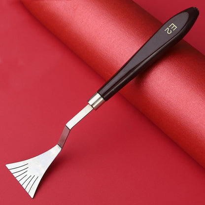 Oil Painting Knife Graffiti Toning Wooden Scraper Student Art Painting Tool, Style:, E1, E2, E3, E4, E5, E6, E7, E8, E9