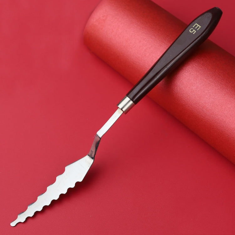 Oil Painting Knife Graffiti Toning Wooden Scraper Student Art Painting Tool, Style:, E1, E2, E3, E4, E5, E6, E7, E8, E9