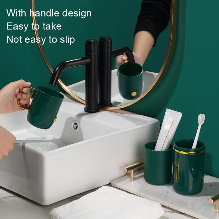 JM043 Home Mouthwash Cup Set Couple Convenient Travel Toothbrush Box, Style: