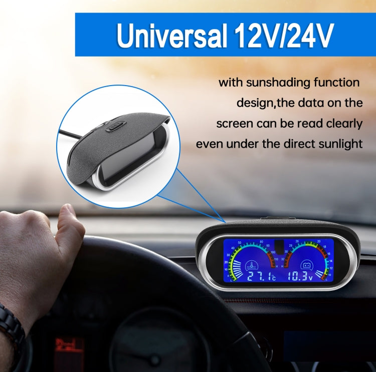 Agricultural Vehicle Car Modification Instrument, Style:, Water Temperature (10mm) With Voltage, Water Temperature (14mm) With Voltage, Water Temperature (16mm) With Voltage, Water Temperature (17mm) With Voltage, Water Temperature (21mm) With Voltage�...