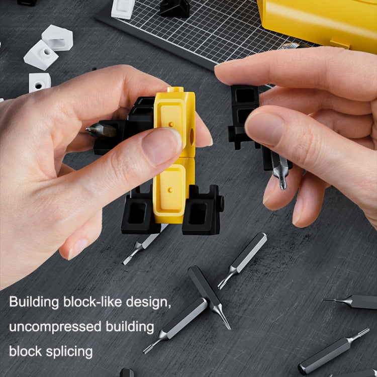 JAKEMY JM-8185 69 In 1 Building Block Toy Screwdriver Tool Set, JM-8185 (Yellow)