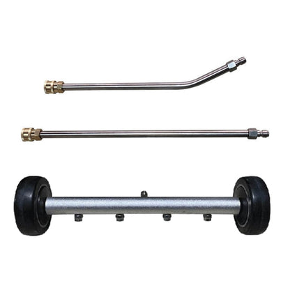 Car Chassis Washe 1/4 Quickly Inserts Road Cleaning Brush, Grey, Black