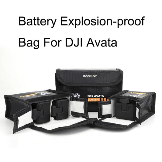 حقيبة مقاومة للانفجار للبطارية لطائرات DJI Avata، AT-DC478، AT-DC479