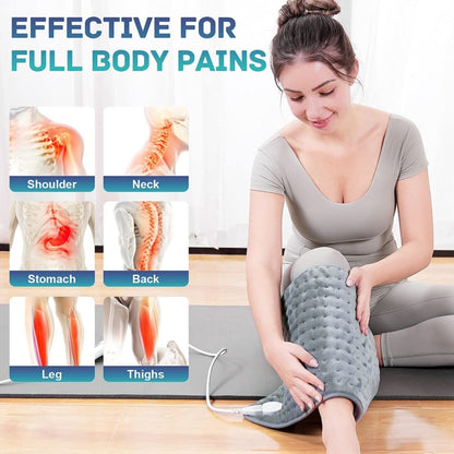 بطانية كهربائية دافئة متعددة الوظائف FY-001 مع توقيت ضبط درجة الحرارة، المقاس: 30×40 سم، 30×60 سم، 40×76 سم، 43×84 سم، 50×100 سم