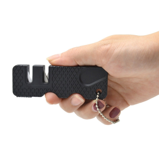 4 PCS Outdoor Knife Sharpener Speeder Mini Knife Sharpener, 4 PCS Black