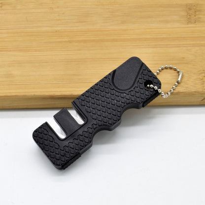 4 PCS Outdoor Knife Sharpener Speeder Mini Knife Sharpener, 4 PCS Black