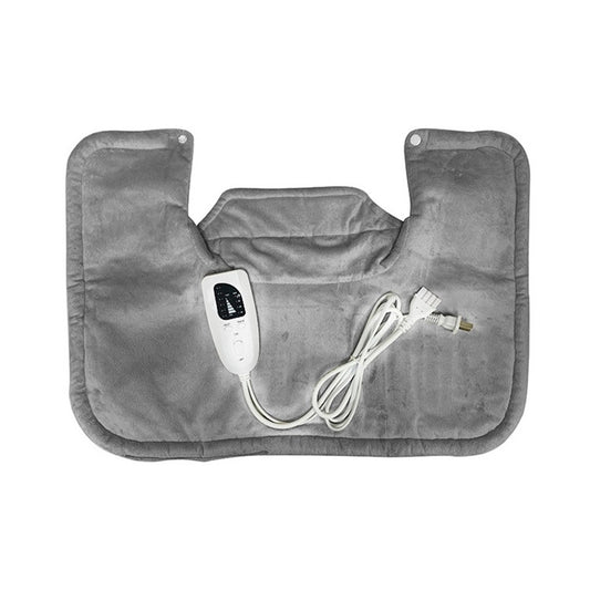 Electric Heated Thermal Shawl On The Back And The Neck, UK Plug (Creamy-white), EU Plug (Creamy-white), US Plug (Creamy-white), AU Plug (Creamy-white), UK Plug (Dark Gray), EU Plug (Dark Gray), AU Plug (Dark Gray)