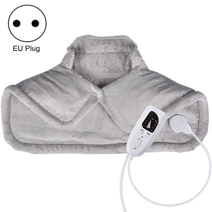 Electric Heated Thermal Shawl On The Back And The Neck, UK Plug (Creamy-white), EU Plug (Creamy-white), US Plug (Creamy-white), AU Plug (Creamy-white), UK Plug (Dark Gray), EU Plug (Dark Gray), AU Plug (Dark Gray)