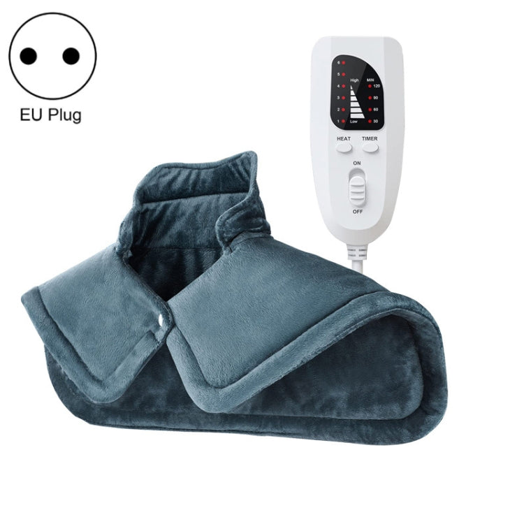 Electric Heated Thermal Shawl On The Back And The Neck, UK Plug (Creamy-white), EU Plug (Creamy-white), US Plug (Creamy-white), AU Plug (Creamy-white), UK Plug (Dark Gray), EU Plug (Dark Gray), AU Plug (Dark Gray)