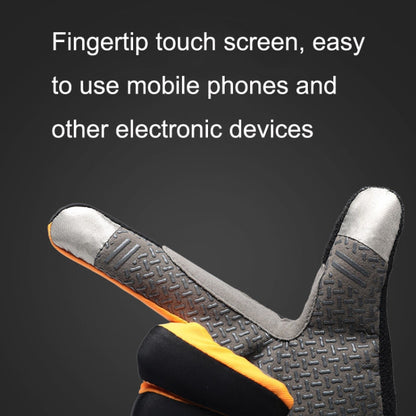 1 Pair QX0002 Sports Sunscreen Touch Screen Non-slip Wear Resistant Shock Absorbing Cycling Gloves