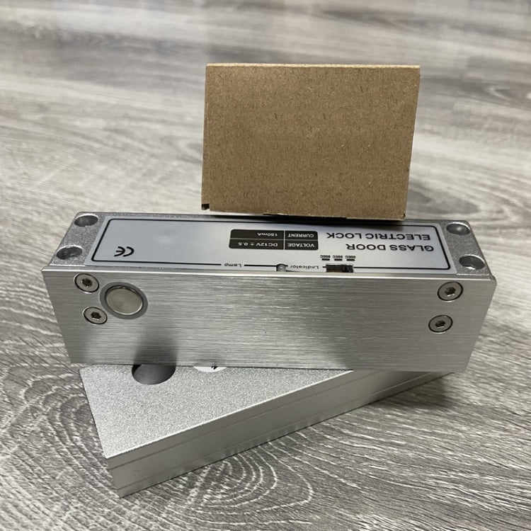 Top And Bottom Frameless Glass Door Aluminum Alloy Electric Mortise Lock, Left, Right