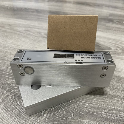 Top And Bottom Frameless Glass Door Aluminum Alloy Electric Mortise Lock, Left, Right