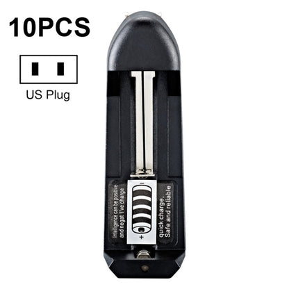 10 PCS BMAX Single Slot Direct Insert Power Supply 18650 Lithium Battery Charger