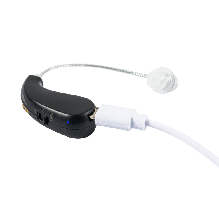 Portable Rechargeable Invisible Hearing Aid, EU Plug, US Plug