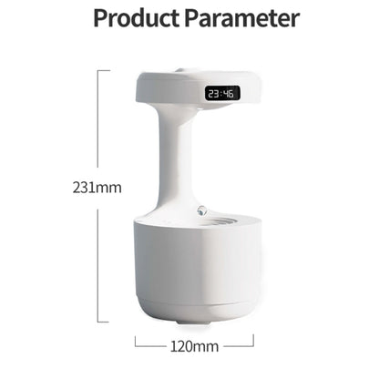 مرطب هواء W1 LED الذكي المضاد للجاذبية على شكل قطرات ماء، W1