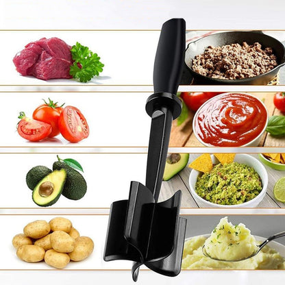 Meat Chopper Hand Held Stirring Grinder, Green, Black, Red