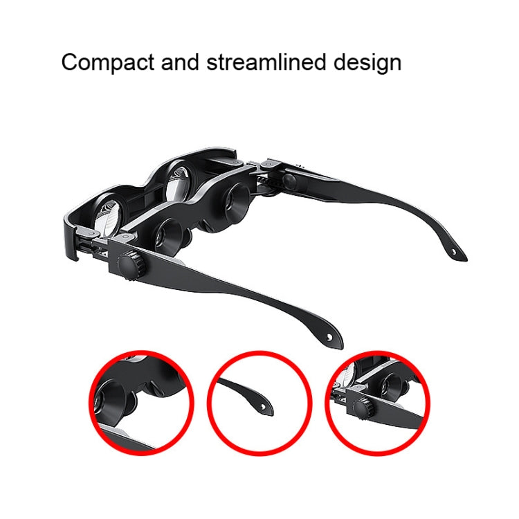 DM0125 3X Fishing Binoculars Adjustable Focus Glass Type Binoculars