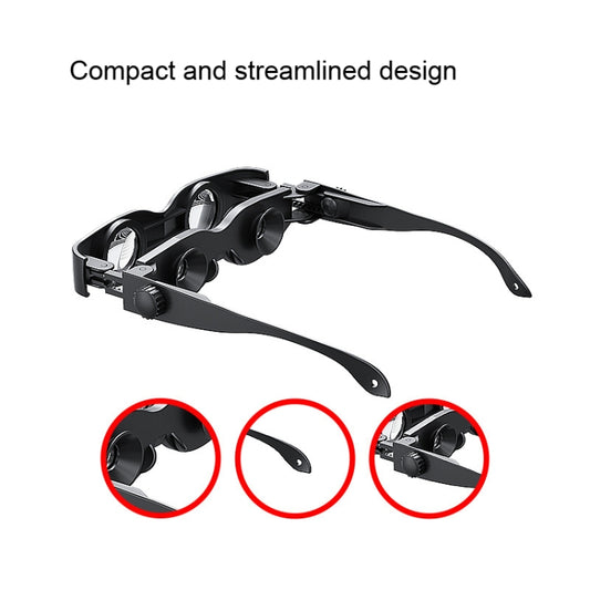 DM0125 3X Fishing Binoculars Adjustable Focus Glass Type Binoculars