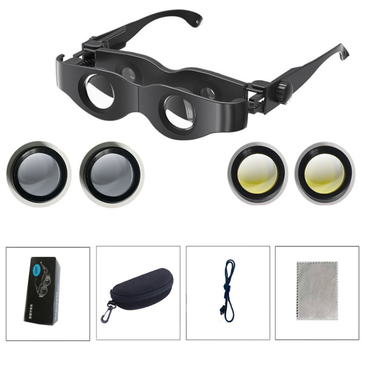 DM0125 3X Fishing Binoculars Adjustable Focus Glass Type Binoculars