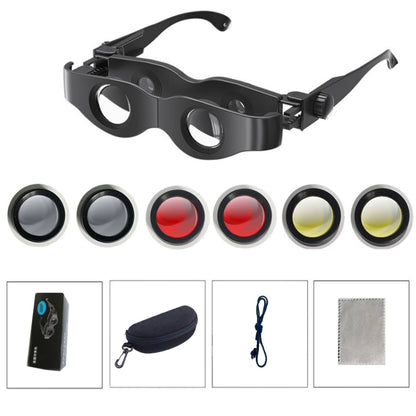 DM0125 3X Fishing Binoculars Adjustable Focus Glass Type Binoculars