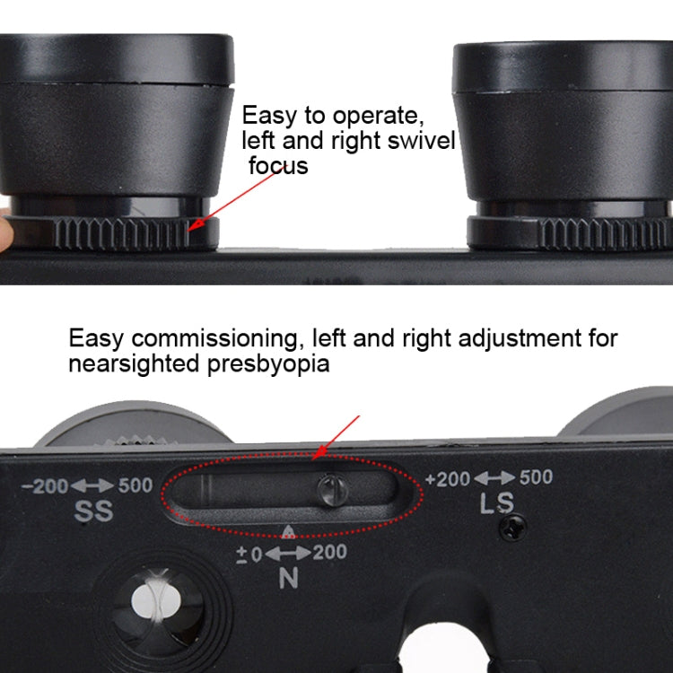 Camman 3 x 28 Adjustable Focus Glass Type Fishing Binoculars ,Spec: