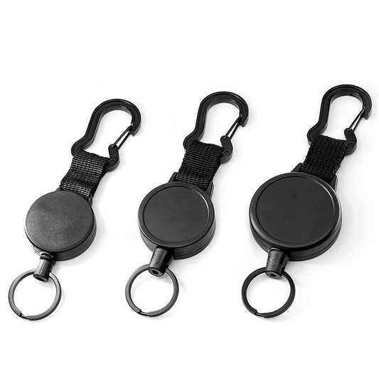 Retractable High Elastic Wire Rope Gourd Shaped Key Chain, Size:, Small, Medium, Large