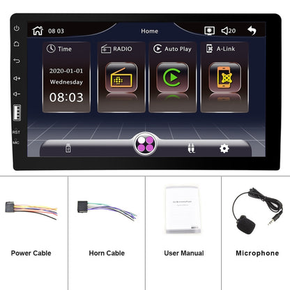 Q3570 9 inch Carplay Single Spindle MP5 Player, Style:, Standard, Standard+4 Light Camera, Standard+8 Light Camera, Standard+12 Light Camera