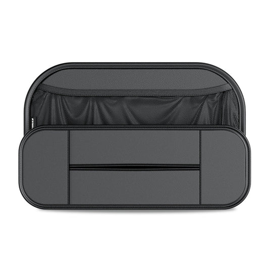 Car Seat Rear Leather Multi-function Convenient Storage Bag, Storage Bag (Black)