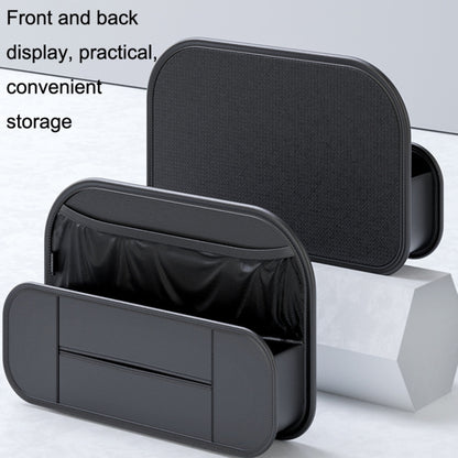 Car Seat Rear Leather Multi-function Convenient Storage Bag, Storage Bag (Black)