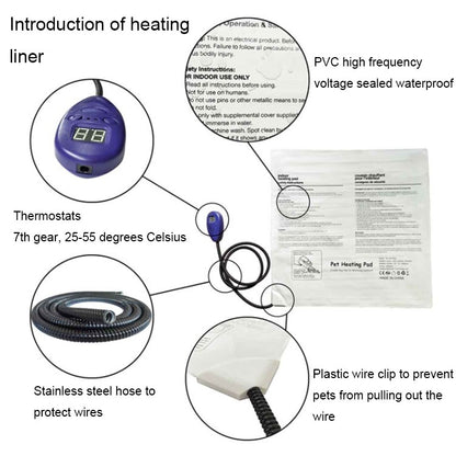 12V Low Voltage Multifunctional Warm Pet Heating Pad Pet Electric Blanket
