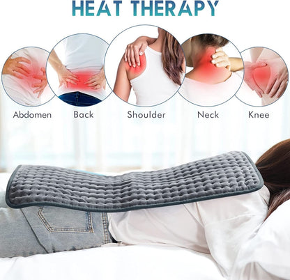 Electric Heating Blanket Heating Physiotherapy Pad Warm Waist Belly Pad with Buckle, 43 x 84cm, 50 x 100cm