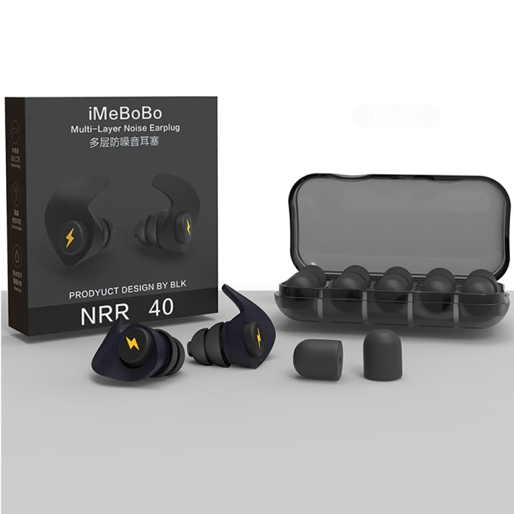 Anti-noise Sleep Earplugs Soundproof Earplugs, Red, Blue, Black