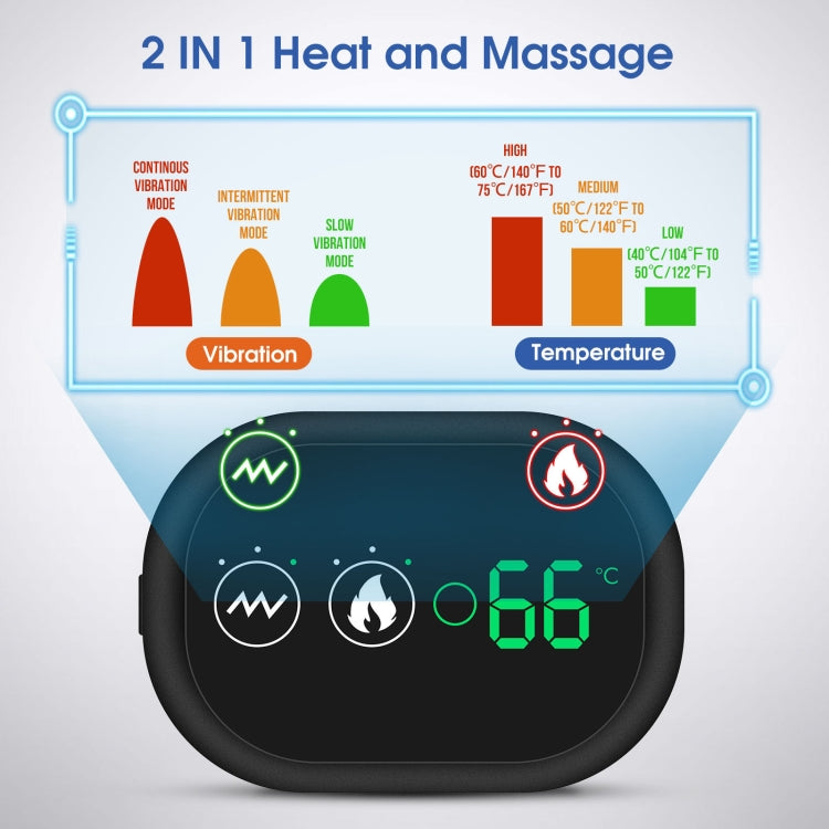 Electric Heating Shoulder Pads Massager Joint Brace Vibration Massage, Shoulder (Gray), Shoulder  (Gray Black)