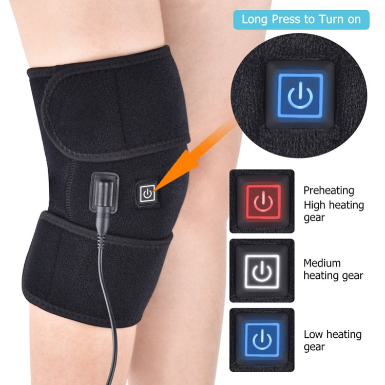 Infrared Heating Therapy Knee Pad Rehabilitation Assistance, USB Model